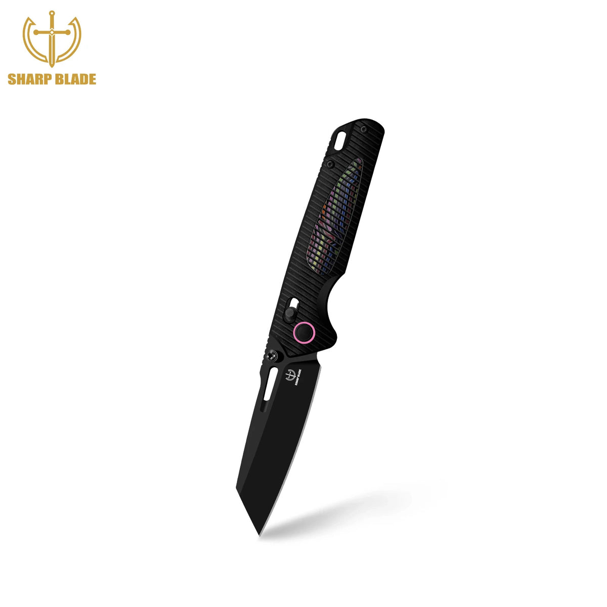 Sharp Blade FK-307 9Cr18MoV Cleaver Folding Knife Crossbar Lock G10 PEI EDC