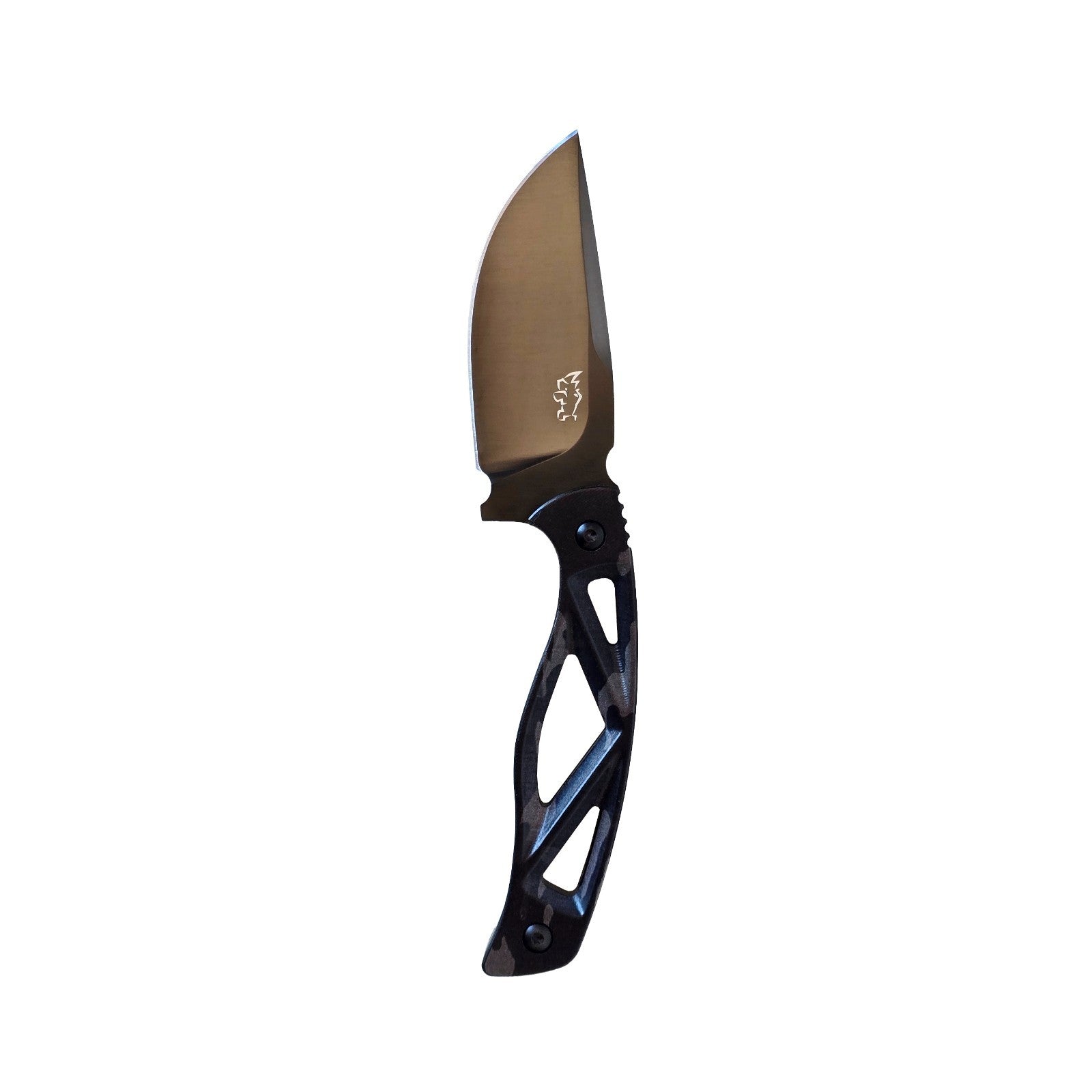 MUCITUP MUCTAC Surge Fixed Blade Knife D2 Steel 3" DLC Blade Multicam Black G10 