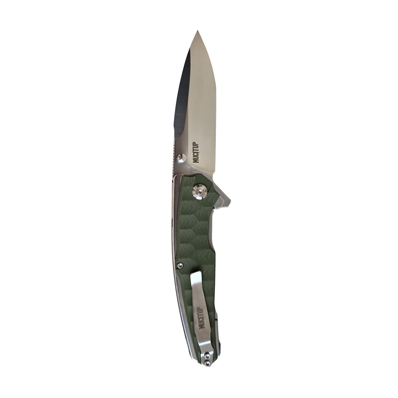 MUCITUP APEX 2 - D2 Steel Folding Knife G10 Handle 4" Blade EDC Folder