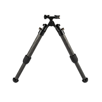 Linkogear HB-C01 Carbon Fiber Bipod QD Picatinny Mount, 10in - Brn or Blk