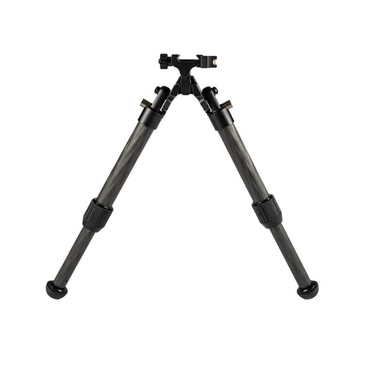 Linkogear HB-C01 Carbon Fiber Bipod QD Picatinny Mount, 10in - Brn or Blk