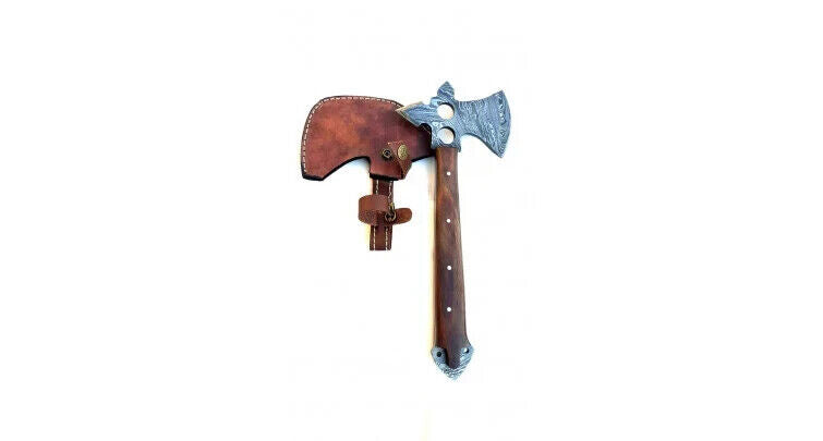 Titan Damascus Steel Tomahawk, TD086