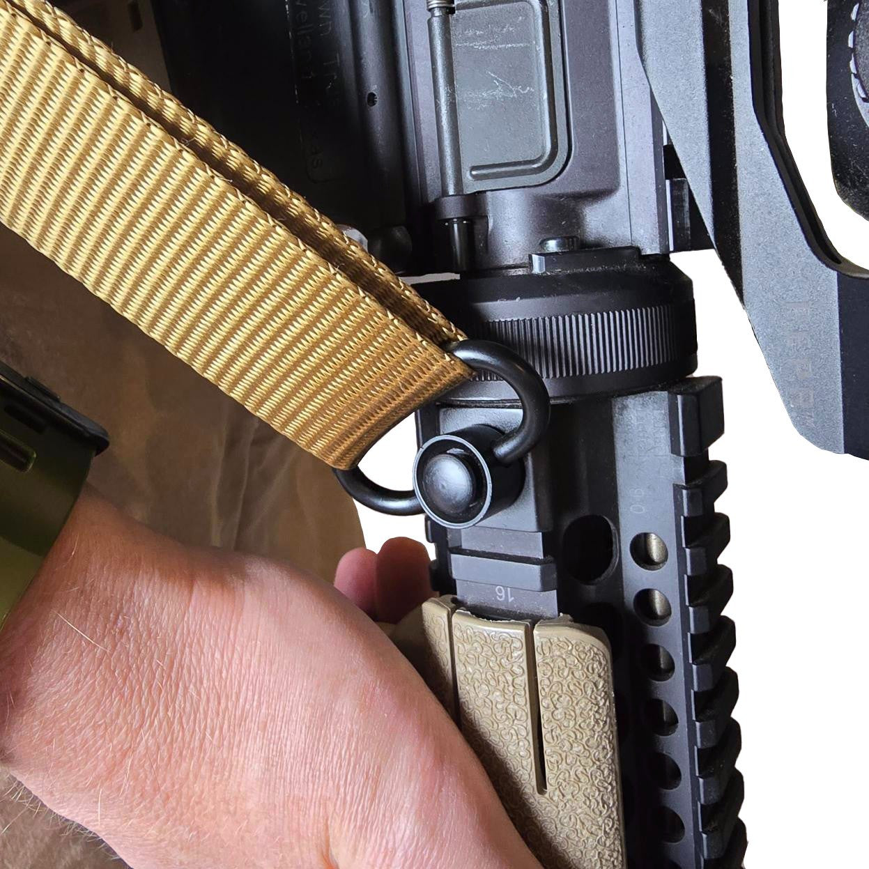 MUCITUP MUCTAC Elite 2-Point Convertible Rifle Sling QD Swivels 1000D Nylon