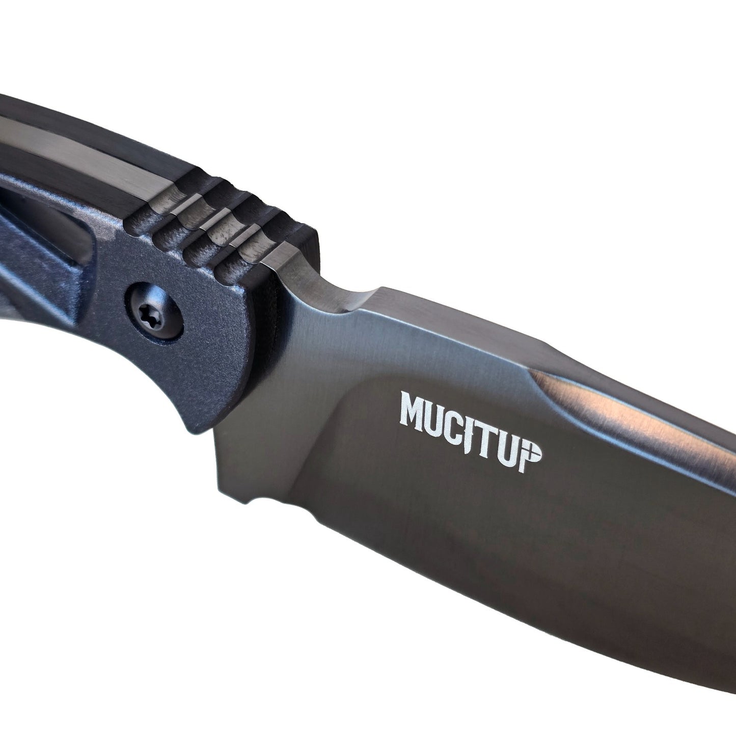 MUCITUP MUCTAC Surge Fixed Blade Knife D2 Steel 3" DLC Blade Multicam Black G10 