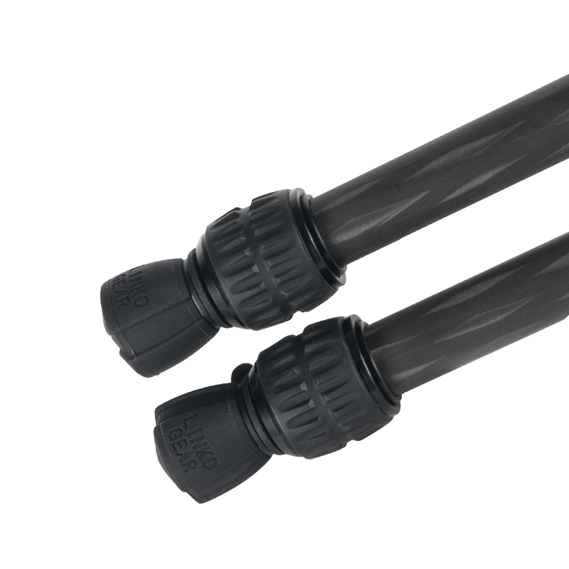 Linkogear Titanium Carbon Fiber Bipod 5.3oz Ultralight Adjustable 4.9"-12.8"
