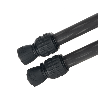 Linkogear Titanium Carbon Fiber Bipod 5.3oz Ultralight Adjustable 4.9"-12.8"