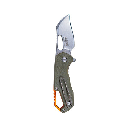 MUCITUP Mini Ceros Gen 2 – Rhino Horn Blade w/Anodized Orange Aluminum Accents - Only $19.99 | Rugged. Ready. MucItUp. - ONLY $19.99