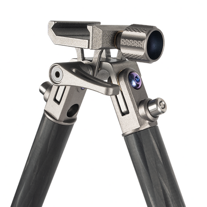 Linkogear Titanium Carbon Fiber Bipod 5.3oz Ultralight Adjustable 4.9"-12.8"