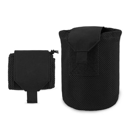 KRYDEX Tactical Mesh Dump Pouch Drop Pouch Mag Recycling Carrier fit MOLLE/BELT