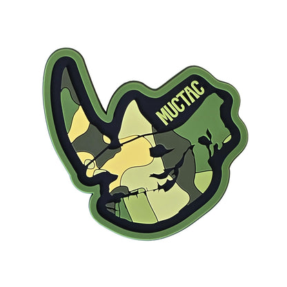 MUCITUP PVC Morale Patch Hook Back Tactical Hat Backpack Gear Multiple Designs