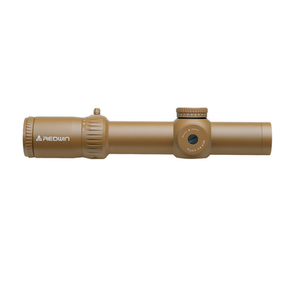Red Win Whiteeagle 1-10x28 FFP LPVO Scope FDE 34mm Tube 1/4 MOA Motion Sensor
