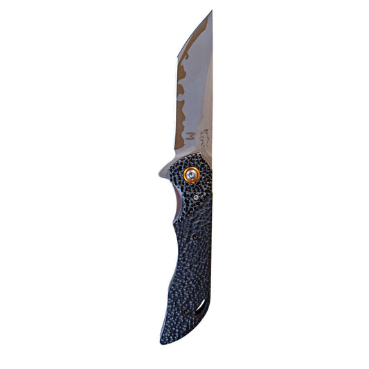 MUCTAC Hornback Flipper Knife Liner Lock Ball-Peen Handle Tanto Blade EDC - Only $21.99 | Rugged. Ready. MucItUp. - ONLY $21.99