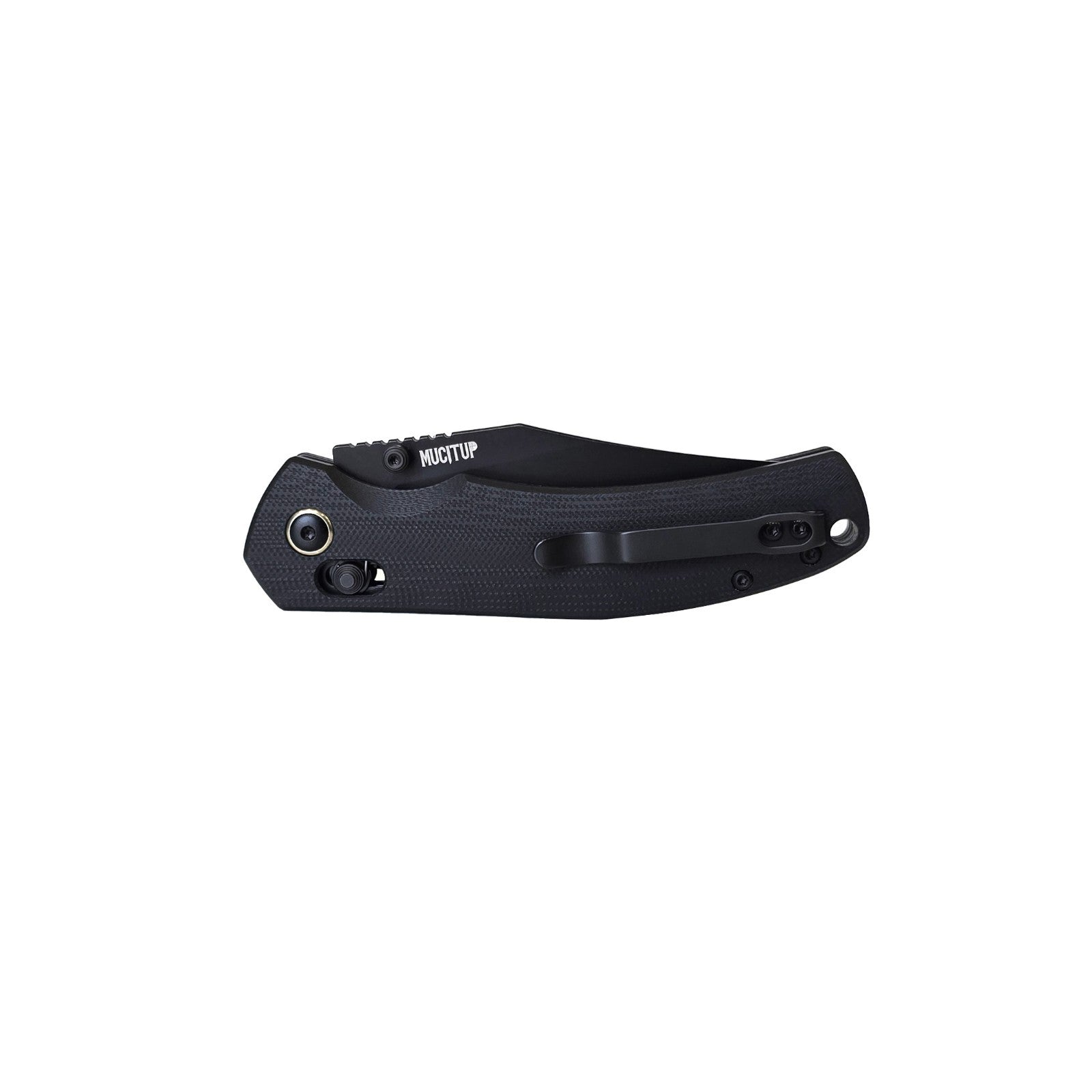 MUCTAC Ember & Smoke Folding Knife – 14C28N Steel, Crossbar Lock, EDC