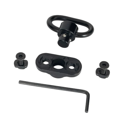 Linkogear QD Strap Mount Quick Detach Swivel w/ Hardware Black