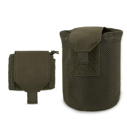 KRYDEX Tactical Mesh Dump Pouch Drop Pouch Mag Recycling Carrier fit MOLLE/BELT