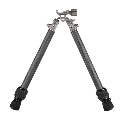 Linkogear Titanium Carbon Fiber Bipod 5.3oz Ultralight Adjustable 4.9"-12.8"