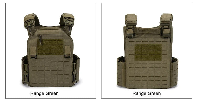 MUCITUP MUCTAC Tactical Plate Carrier Vest 1000D MOLLE Quick Release Multicam
