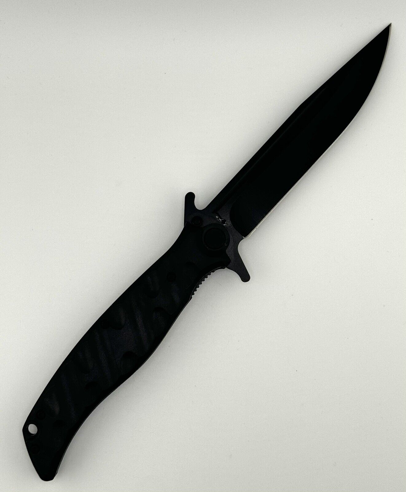 NOCS Finka-S Knife by A. Biryukov, Black G10 Handle, 3.86" Blake Blade