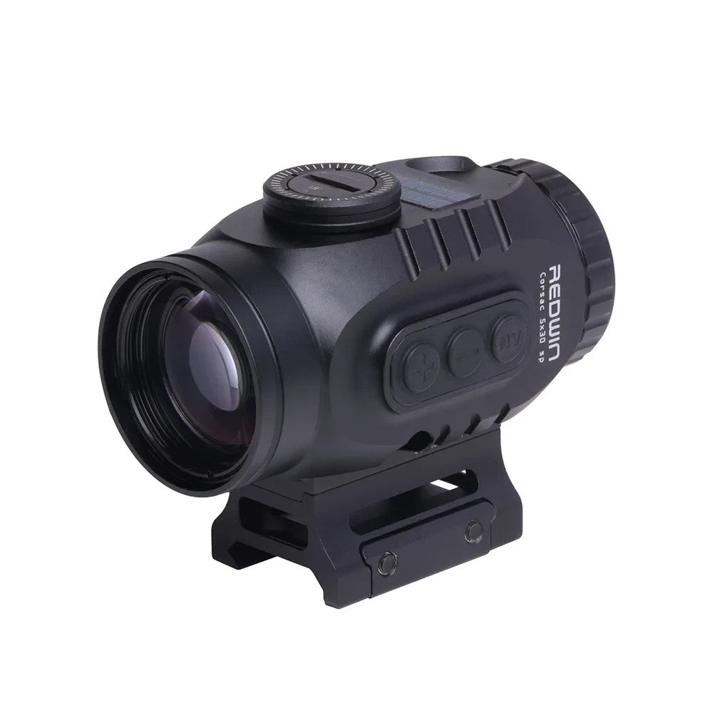 Red Win Corsac RMP5 5x30 Micro Prism Scope Solar Red Green Etched Reticle Optic