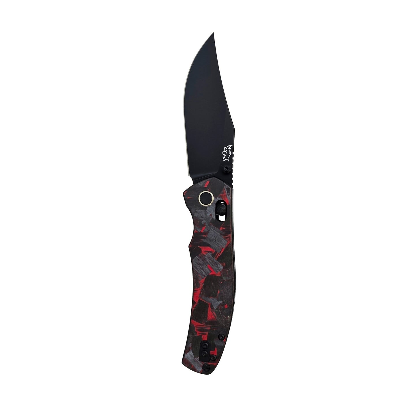 MUCTAC Ember & Smoke Folding Knife – 14C28N Steel, Crossbar Lock, EDC
