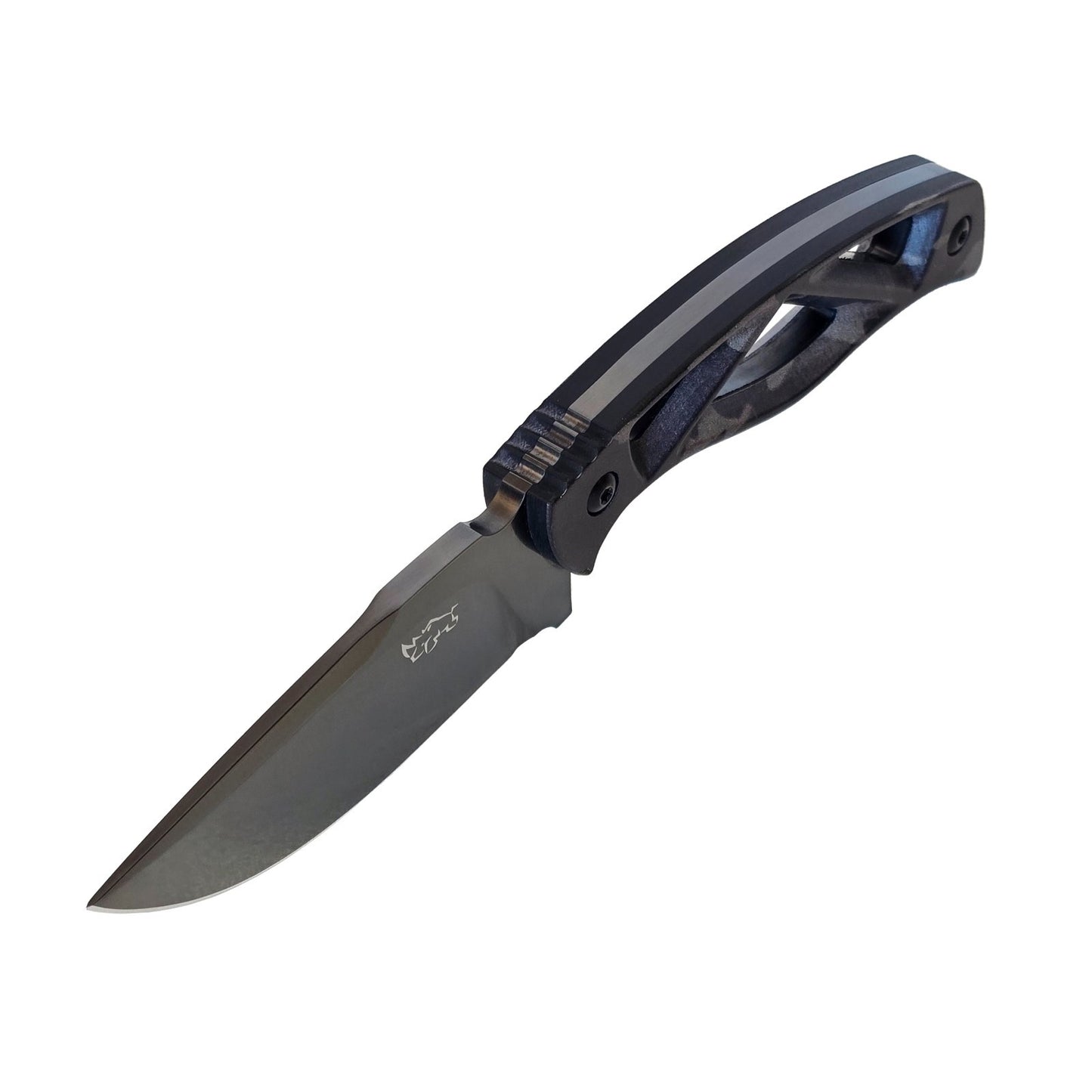MUCITUP MUCTAC Surge Fixed Blade Knife D2 Steel 3" DLC Blade Multicam Black G10 