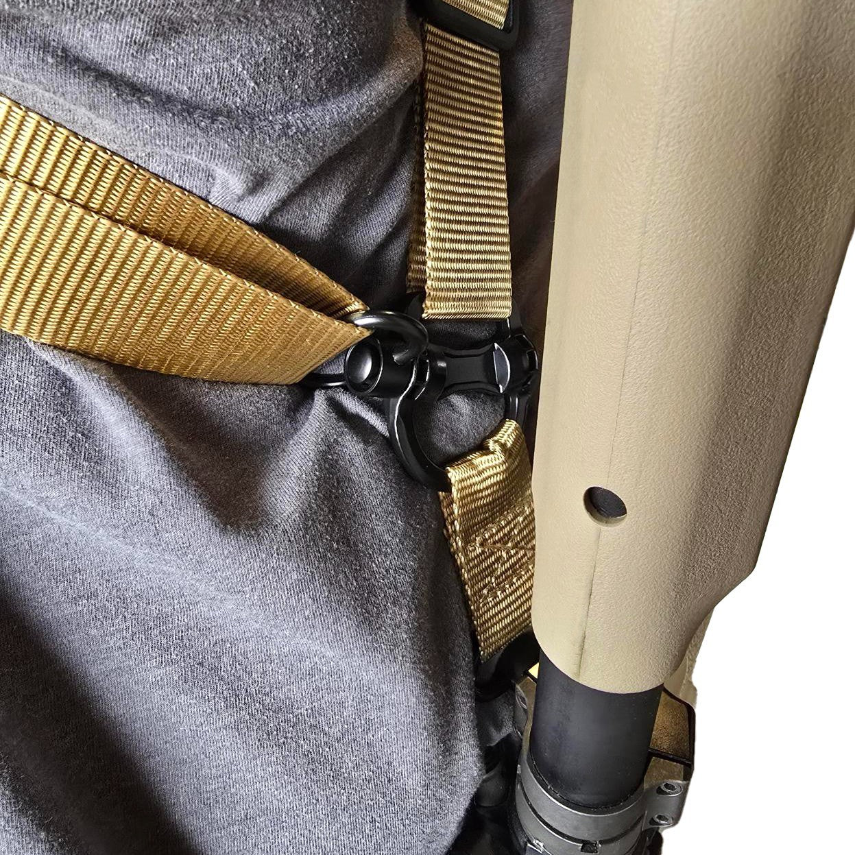 MUCITUP MUCTAC Elite 2-Point Convertible Rifle Sling QD Swivels 1000D Nylon
