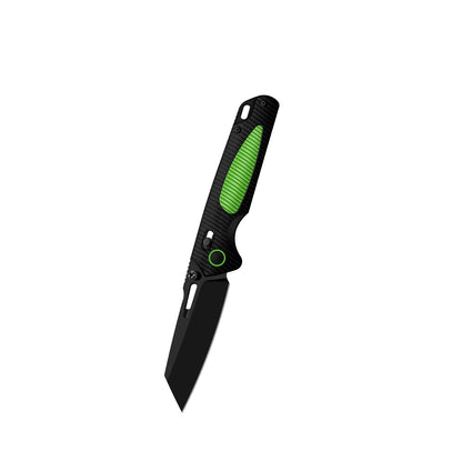 Sharp Blade FK-307 9Cr18MoV Cleaver Folding Knife Crossbar Lock G10 PEI EDC
