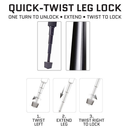 Linkogear A225 + Q26 Mini Tabletop Tripod w/ Ball Head 1/4"-20 Mount