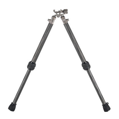 Linkogear Titanium Carbon Fiber Bipod 5.3oz Ultralight Adjustable 4.9"-12.8"