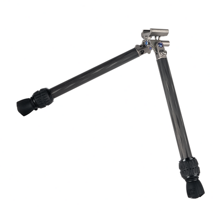 Linkogear Titanium Carbon Fiber Bipod 5.3oz Ultralight Adjustable 4.9"-12.8"