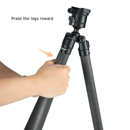 Linkogear HT-293C Carbon Fiber Shooting Tripod Picatinny Arca Swiss 61”