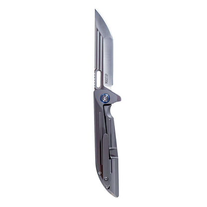 MUCITUP MUCTAC Sentinel Titanium Knife M390 Steel Flipper 3.44" Blade 3.6oz-$79.99 - MucItUp - ONLY $79.99