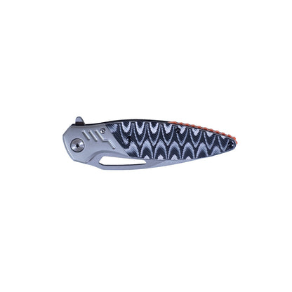 MCUITUP Axis Folding Knife D2, G10, Liner Lock EDC – Obsidian / Radian / Stratus