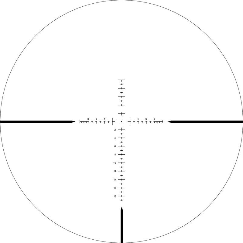 T-EAGLE ZS 6-24x50mm FFP Scope, 30mm Tube, Etched Reticle, Zero Stop, Illuminate