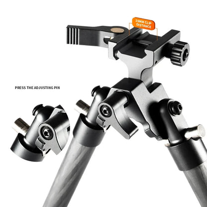 Linkogear HB-C01 Bipod – Muc-Tested, Carbon Fiber, Quick-Detach, 7-10” Adjustabl-$99.00 - MucItUp - ONLY $99.00