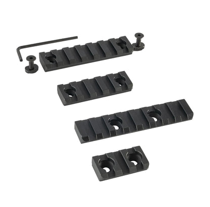 LINKOGEAR MLOK-Style Picatinny Rail 3-13 Slot 6061-T6 Aluminum + Hardware Tool