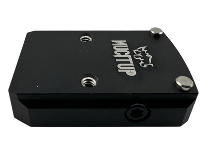 MUCITUP RMR to Picatinny Adapter 6061-T6 Aluminum 21mm Base Mount Stainless Inse