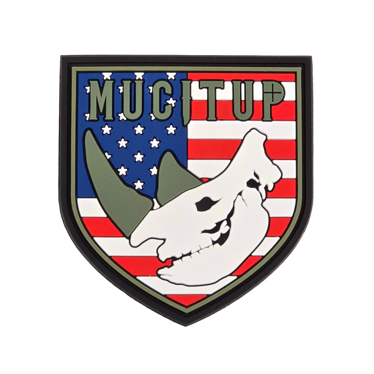 MUCITUP PVC Morale Patch Hook Back Tactical Hat Backpack Gear Multiple Designs
