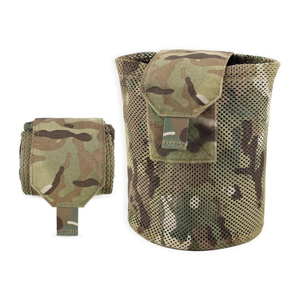 KRYDEX Tactical Mesh Dump Pouch Drop Pouch Mag Recycling Carrier fit MOLLE/BELT