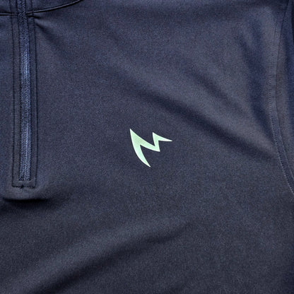 MUCITUP MUCTAC 1/4 Zip Pullover Performance Tactical Quarter Zip Black