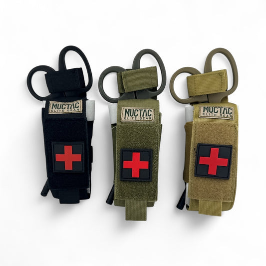MUCTAC Elite Tourniquet Kit MOLLE Pouch Shears 3 Colors Tactical First Aid