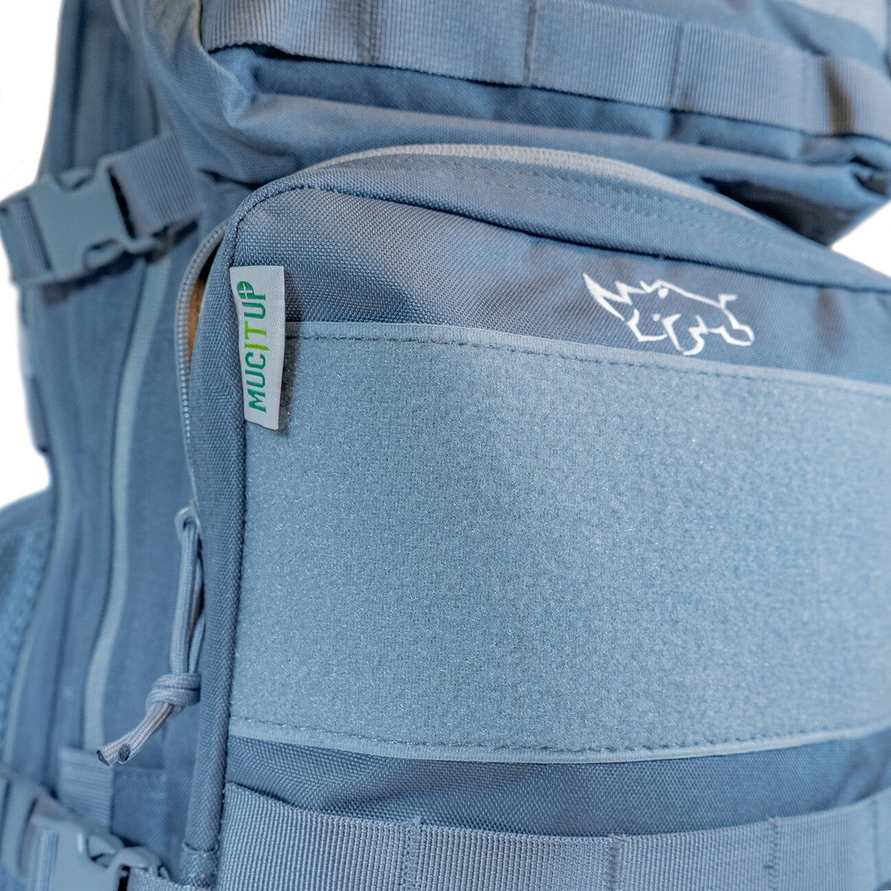 MUCITUP Rhino Pack Tactical Backpack 500D Nylon MOLLE EDC - Grey, Black, & MCBK-$49.99 - MucItUp - ONLY $49.99