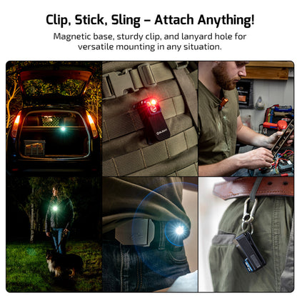 Olight Oclip Pro – Clip Light with Flood, Spot, and Red Modes – Available in 4 Colors