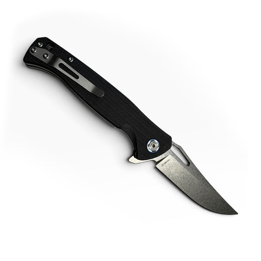 Sharp Blade YH-SB12 14C28N Folding Knife Micarta Flipper Ceramic Bearing
