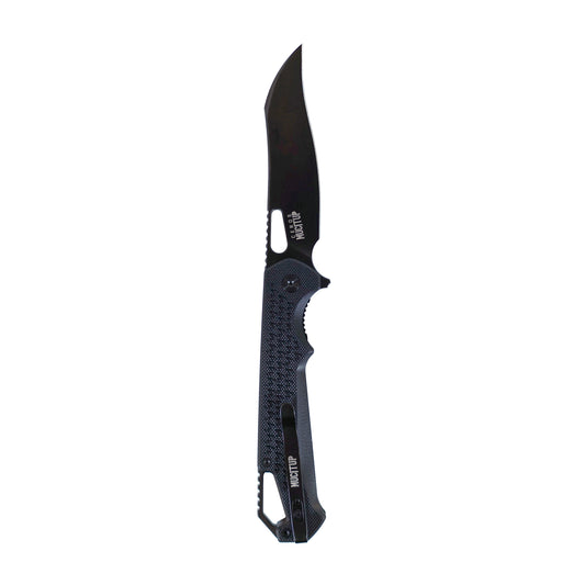 MUCITUP Ceros Blackout Edition – D2 DLC Rhino-Horn Blade | G10 Handle | Liner Lock EDC