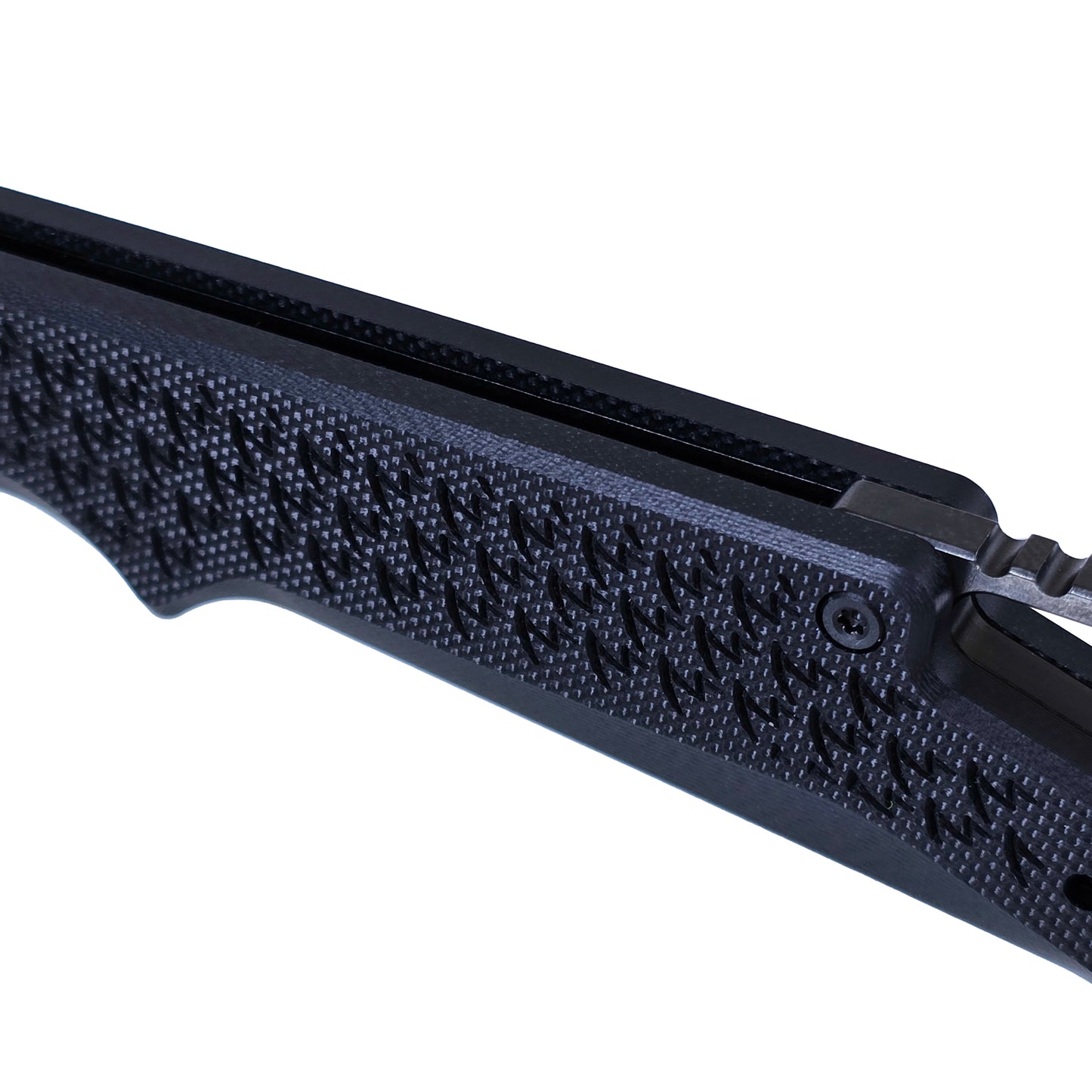 MUCITUP Ceros Blackout Edition – D2 DLC Rhino-Horn Blade | G10 Handle | Liner Lock EDC