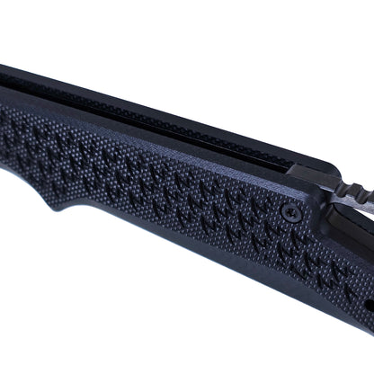 MUCITUP Ceros Blackout Edition – D2 DLC Rhino-Horn Blade | G10 Handle | Liner Lock EDC