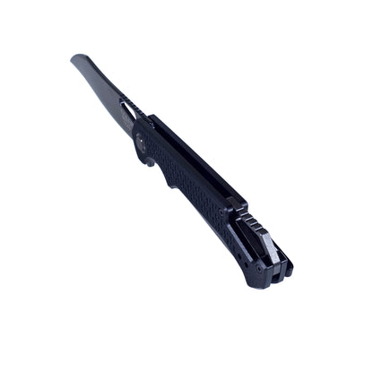 MUCITUP Ceros Blackout Edition – D2 DLC Rhino-Horn Blade | G10 Handle | Liner Lock EDC