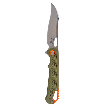 MUCTAC Ceros Folding Knife D2 Steel 3.8" Blade OD Green G10 Liner Lock EDC