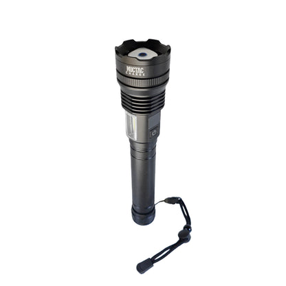 Muctac CHARGE Flashlight, 5000+ LMS, Zoomable, LED, USB, IP65, Aluminum Alloy
